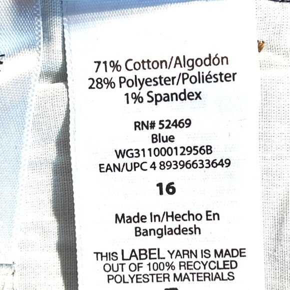 Wonder Nation Girls Straight Leg Classic Fit Stretch Blue Denim Jeans Sz 16 NWOT - Picture 6 of 10